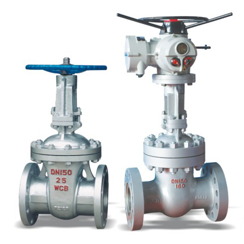 Flanged gate valve