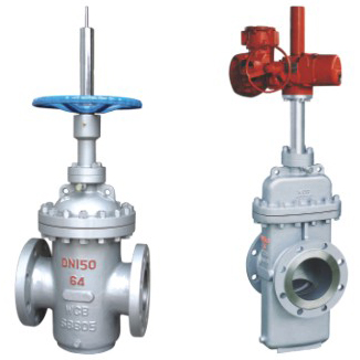 Flat gate valve