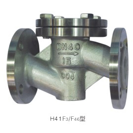 Fluorine-butterfly check valve