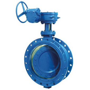 Double flange partial softhearted for sealing butterfly valve