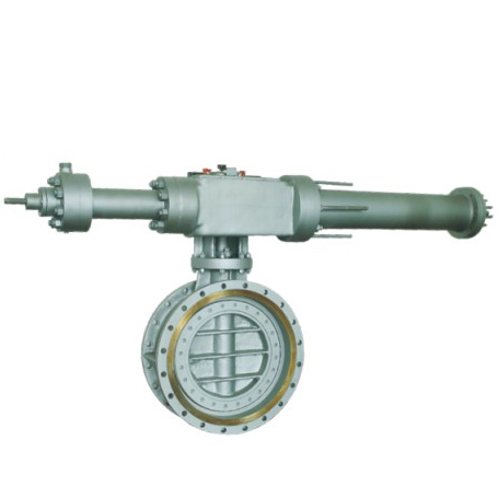 Spring loaded (emergency cut-off) fast closing butterfly valve