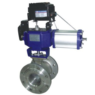 V-type regulating ball valve